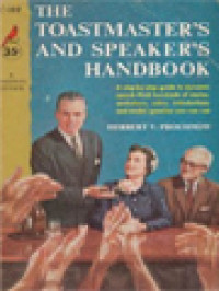 Image of The Toastmaster's And Speaker's Handbook