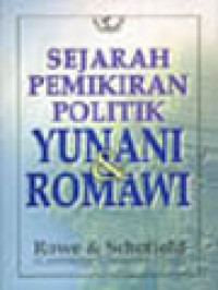 Image of Sejarah Pemikiran Politik Yunani & Romawi