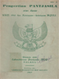 Image of Pengertian Pantjasila Atas Dasar UUD 1945 Dan Ketetapan-Ketetapan MPRS