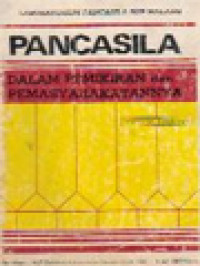 Image of Pancasila Dalam Pemikiran Dan Pemasyarakatannya: HUT Diwindu Laboraturium Pancasila 5 Juli 1967
