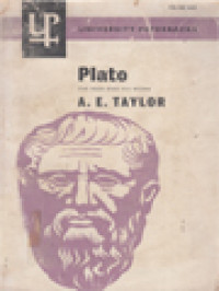 Image of Plato: The Man And His Work