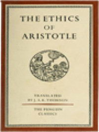 Image of The Ethics of Aristotle