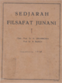 Image of Sedjarah Filsafat Junani I