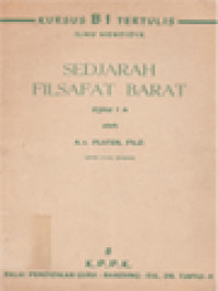 Image of Sedjarah Filsafat Barat 1 A