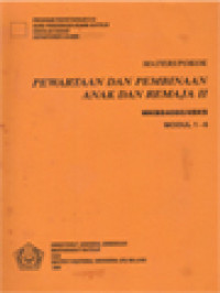 Image of Materi Pokok Pewartaan Dan Pembinaan Anak Dan Remaja I, II