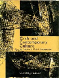 Image of Craft And Contemporary Culture