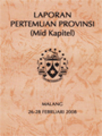 Image of Laporan Pertemuan Provinsi (Mid Kapitel) 2008
