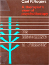 Image of On Becoming A Person: A Therapist's View Of Psychotherapy
