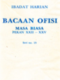 Image of Ibadat Harian: Bacaan Ofisi - Masa Biasa, Pekan XXII - XXV