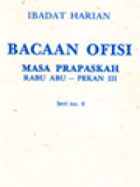 Image of Ibadat Harian: Bacaan Ofisi - Masa Prapaskah, Rabu Abu - Pekan III