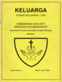 Image of Kebenaran Dan Arti Seksualitas Manusiawi I: Garis-Garis Pedoman Pendidikan Di Dalam Keluarga, Bagian I