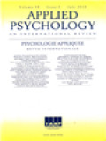 Applied Psychology: An International Review