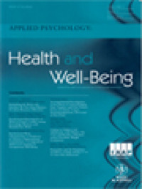 Image of Applied Psychology: Health And Well-Being