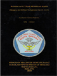 Image of Hamba Yang Tidak Berbelas Kasih (Eksegese Dan Refleksi Teologi Atas Mat 18:21)