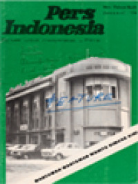 Image of Pers Indonesia: Wartawan-Wartawan Wanita Dimasa Kini