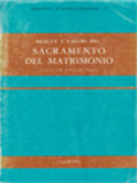 Image of Realtà E Valori Del Sacramento Del Matrimonio / Giovanni Pianazzi, Achille M. Triacca (A cura)