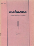 Mahasma (Majalah Mahasiswa S.T.F.T. Malang) 1974 - Tafsiran Existensial, Ekaristi Sebagai Kepenuhan Gagasan Manunggaling Kawula Gusti, Doa, Pengingkaran Diri Atau Pengingkaran Janji