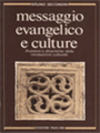 Image of Messaggio Evangelico E Culture: Problemi E Dinamiche Della Mediazione Culturale