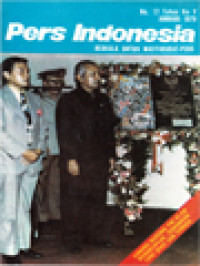 Image of Pers Indonesia: Kongres Nasional PWI Ke-XVI Memantapkan, Komunikasi Yang Sehat Dan Terbuka