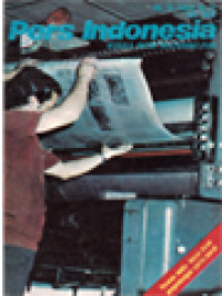 Image of Pers Indonesia: Peranan Media Massa Dalam Pengembangan Sastra Daerah