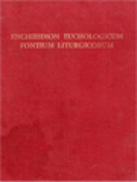 Image of Enchiridion Euchologicum Fontium Liturgicorum