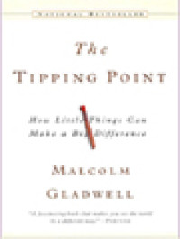 Image of The Tipping Point: How Little Things Can Make A Big Difference
