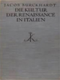 Image of Die Kultur Der Renaissance In Italien
