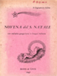 Image of Novena Del S. Natale: Con Melodie Gregoriane In Lingua Italiana