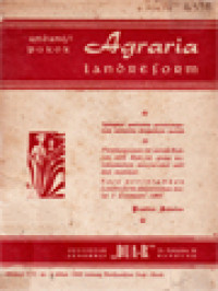 Image of Undang-Undang Pokok Agraria - Land Reform