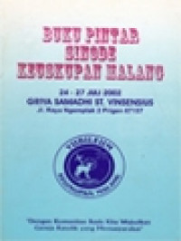 Image of Buku Pintar Sinode Keuskupan Malang, 24-27 Juli 2002 Griya Samadhi St. Vinsensius Prigen - Pasuruan : 