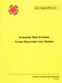 Image of Komunitas Basis Kristiani: Gereja Masyarakat Akar Rumput
