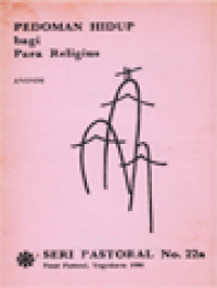 Image of Pedoman Hidup Bagi Para Religius