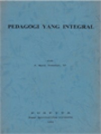Image of Pedagogi Yang Integral (Pastoral Kaum Muda Dan Pastoral Panggilan)