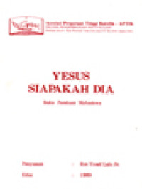 Image of Yesus Siapakah Dia