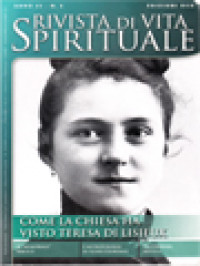 Image of Rivista Di Vita Spirituale: Come La Chiesa Ha Visto Teresa Di Lisieux
