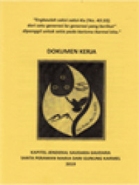 Image of Dokumen Kerja: Kapitel Jenderal Saudara-Saudara Santa Perawan Maria Dari Gunung Karmel 2019