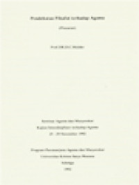 Image of Pendekatan Filsafat Terhadap Agama, Studi Buddha Di Indonesia, Studi Hindu Di Indonesia - Seminar Agama Dan Masyarakat Kajian Interdisipliner Terhadap Agama 25-29 November 1992