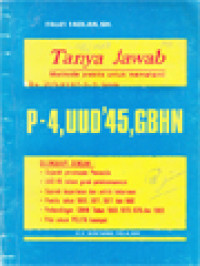 Image of Tanya Jawab P-4, UUD 1945, GBHN