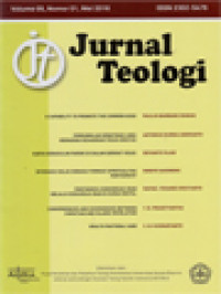 Image of Journal: A Capability To Promote The Common Good, Pergumulan Kebatinan Jawa Memaknai Kehadiran Yesus Kristus, Karya Kerasulan Paroki Di Dalam Serikat Yesus, Interaksi Kelas Sebagai Formasi Spiritualitas Partisipatif, Pentingnya Komunikasi Iman Melalui Diskursus Iman Di Dunia Digital, Convergences And Divergences Between Christian And Islamic Revelation, Health Pastoral Care