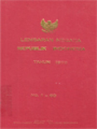 Image of Lembaran Negara Republik Indonesia Tahun 1973, No. 1-60