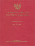 Lembaran Negara Republik Indonesia Tahun 1977, No. 1-60