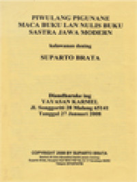 Image of Piwulang Pigunane Maca Buku Lan Nulis Buku Sastra Jawa Modern