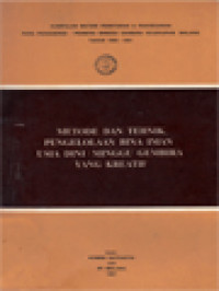 Image of Metode Dan Tehnik Pengelolaan Bina Iman Usia Dini / Minggu Gembira Yang Kreatif: Kumpulan Materi Penataran & Penyegaran Para Penggerak / Pembina Minggu Gembira Keuskupan Malang Tahun 1990 - 1991