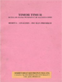 Image of Timor Timur Setelah Jajak Pendapat 30 Agustus 1999: Berita - Analisis - Isu Dan Prediksi