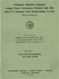 Image of Pentingnya Ramalan Penjualan Sebagai Dasar Perencanaan Produksi Indo Mie Pada P.T Sanmaru Food Manufacturing Co.Ltd. Surabaya