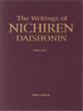 The Writings Of Nichiren Daishonin I