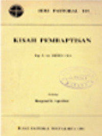 Image of Kisah Pembaptisan - Mengenal St. Agustinus