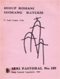 Image of Hidup Rohani Seorang Katekis