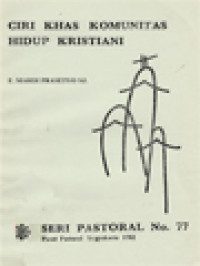 Image of Ciri Khas Komunitas Hidup Kristiani