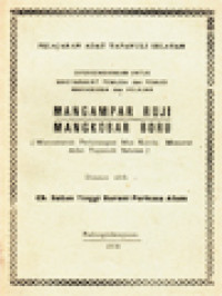 Image of Pelajaran Adat Tapanuli Selatan, Mangampar Ruji - Mangkobar Boru (Musyawarah Perhitungan Mas Kawin Menurut Adat Tapanuli Selatan)